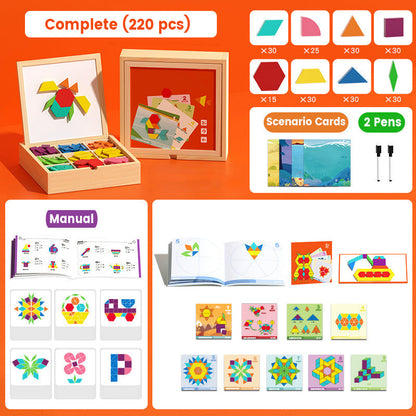 Creative Magnetic Geometric Puzzle Blocks Set